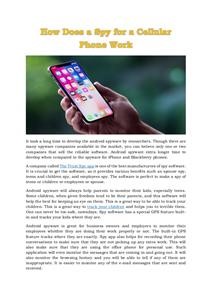 Free Mobile Spy App for Android